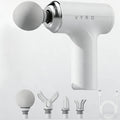 VYRO portable massage gun with 4 heads